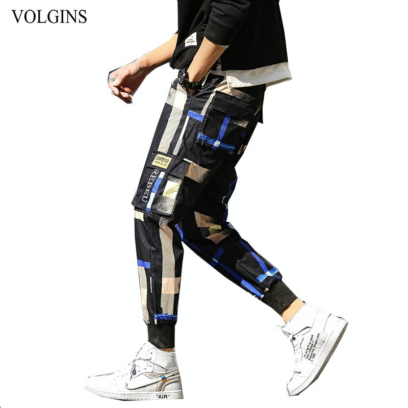 Streetwear Cargo Pants Men Hip Hop Pants Mens 2020 Autumn Harem Pant Harajuku Jogger Sweatpant Casual Trousers Male Pants