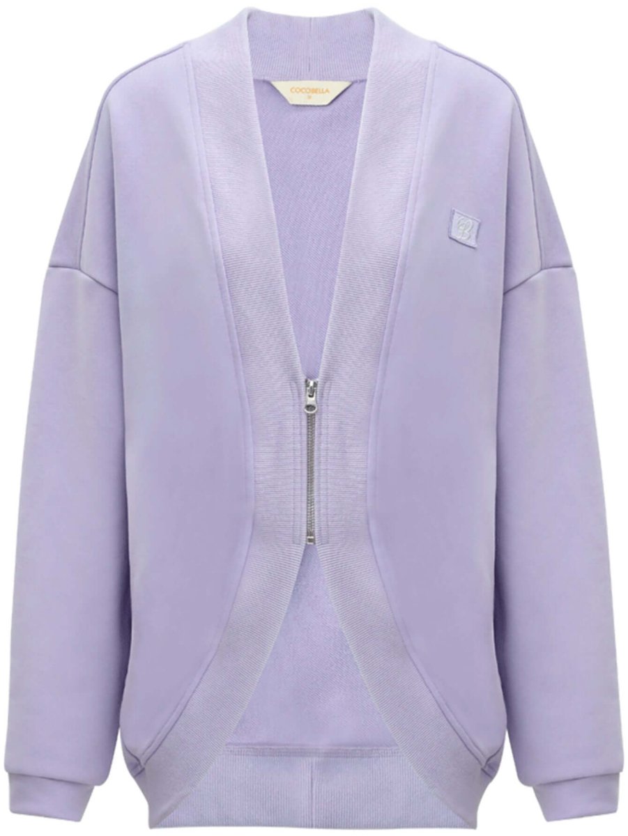 Sweet Relaxed Fit Lavender Cardigan