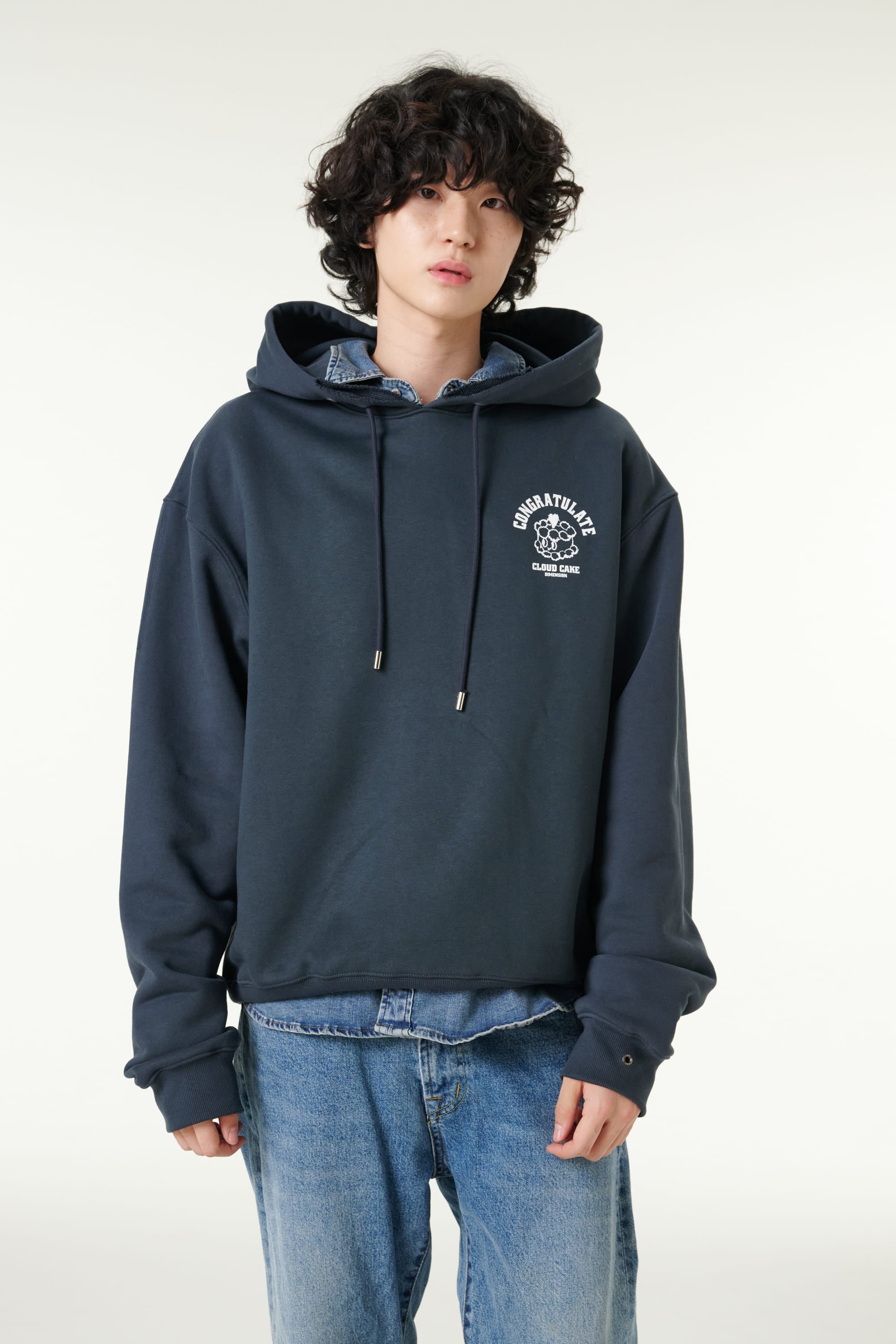 [CLOUD CAKE] Men's Fashion Cloud Cake Fluffy Hoodie