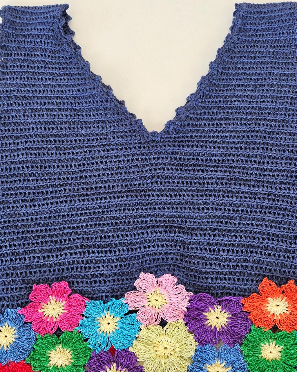 Women Summer Crochet Blouse