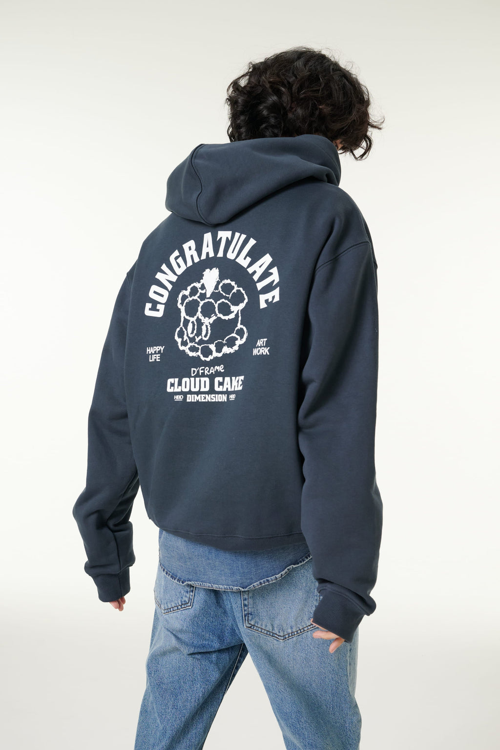 [CLOUD CAKE] Men's Fashion Cloud Cake Fluffy Hoodie