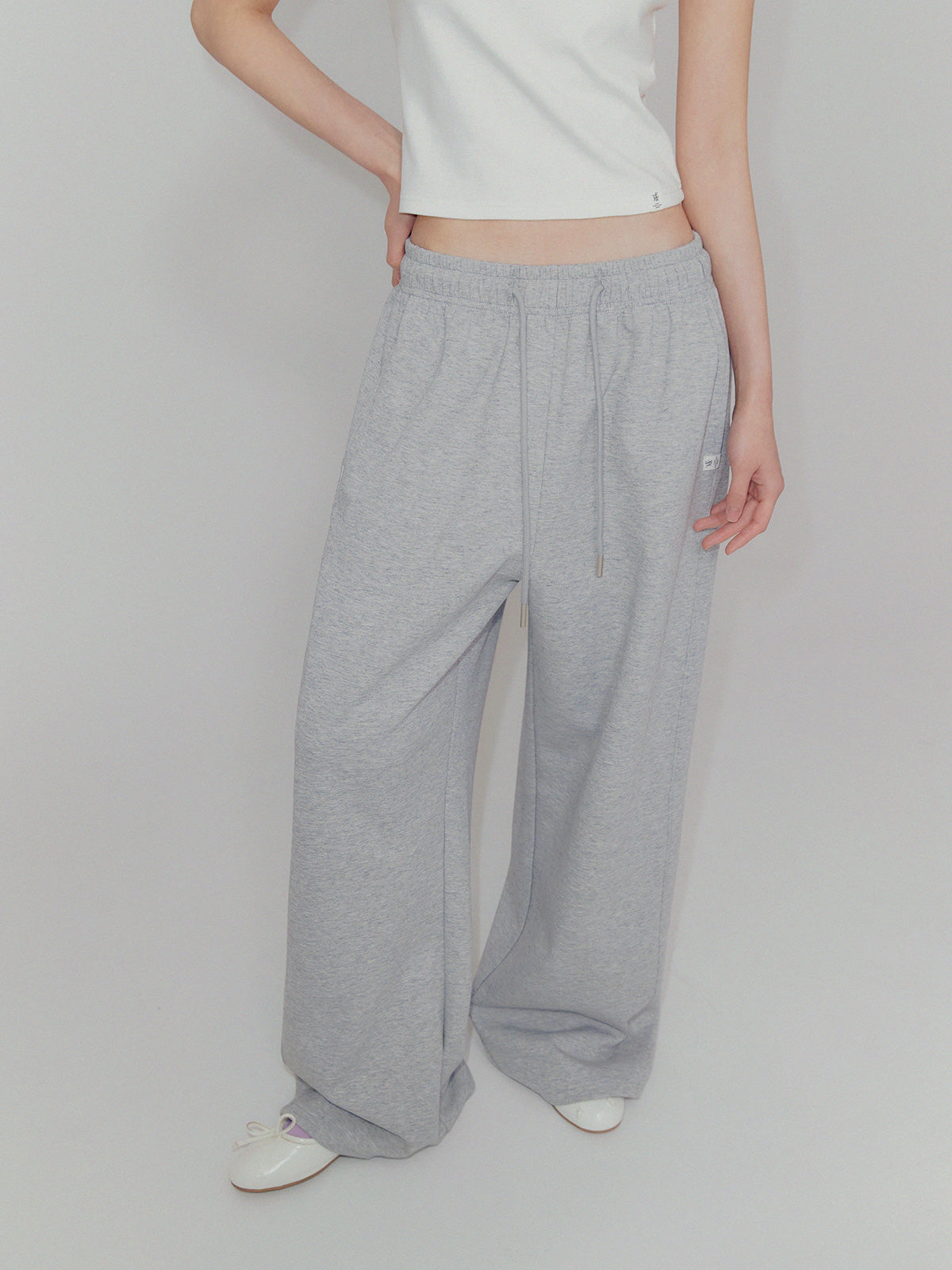 Forden Basic Two-Way Banding Long Sweat Pants