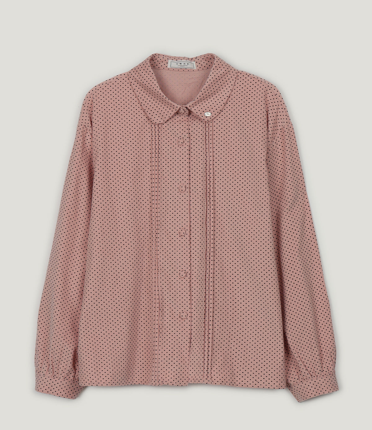 [TWEE] Linzl Dot Pintuck Blouse
