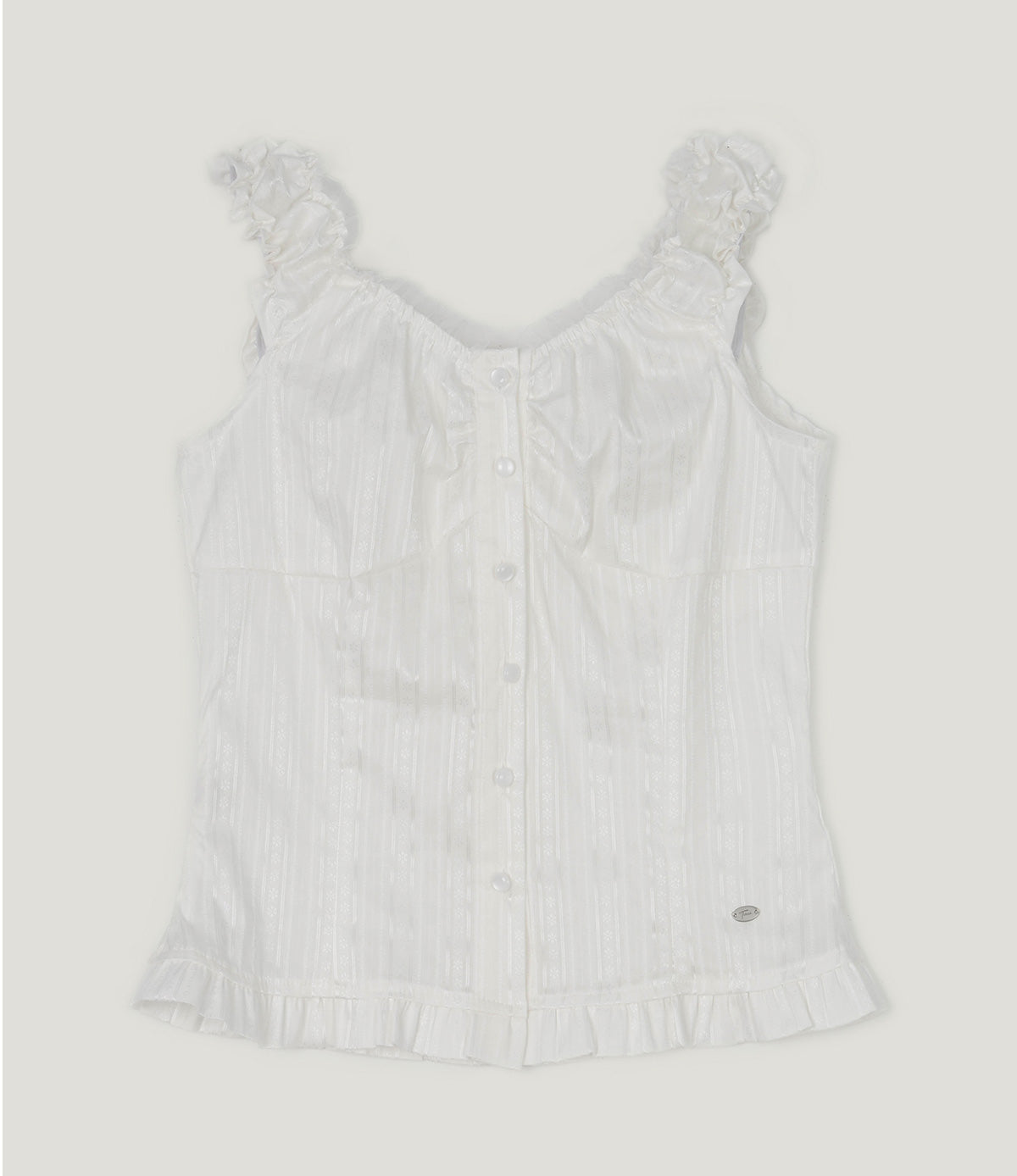 [TWEE] Untive Pattern Sleeveless Blouse