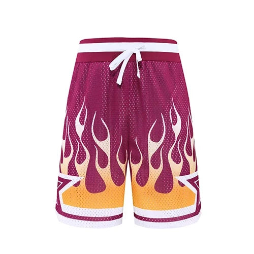 Mens Basketball Shorts Classic Fabric Gym Training Sports Shorts