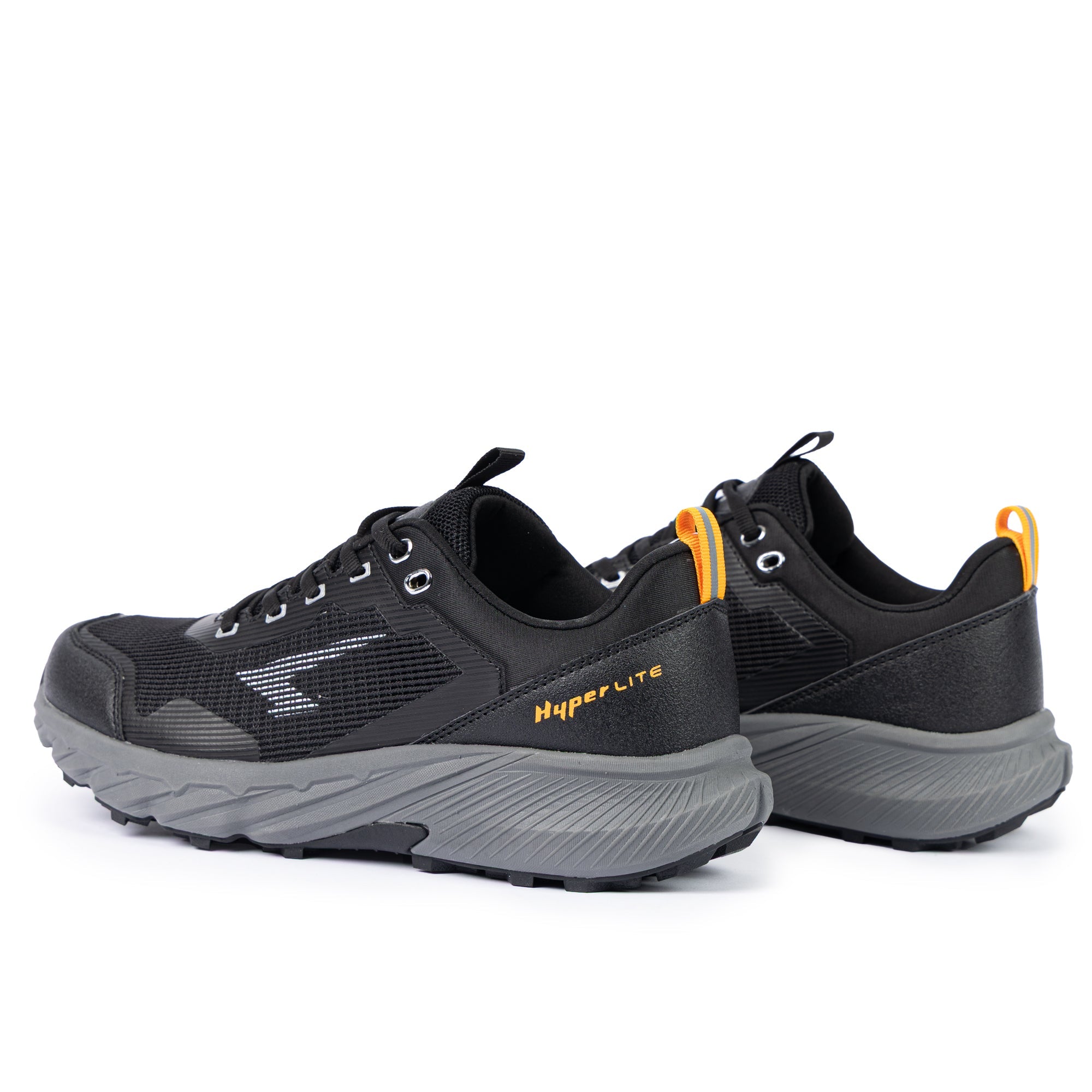 Lark Mens Trail Runner - Black/Grey/Orange