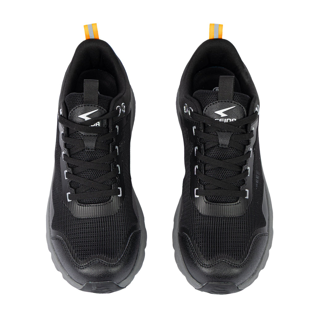 Lark Mens Trail Runner - Black/Grey/Orange