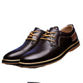 NNEOBA Mens Genuine Leather Brogue Oxford Dress Shoes (Zongse)