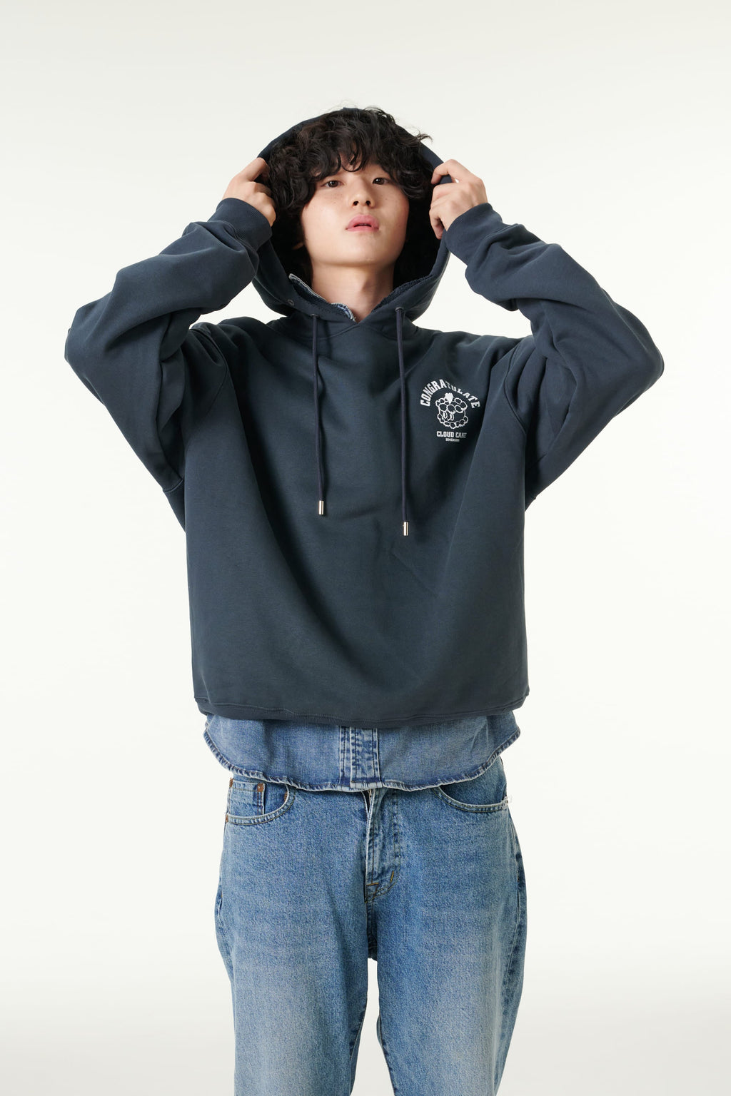 [CLOUD CAKE] Men's Fashion Cloud Cake Fluffy Hoodie