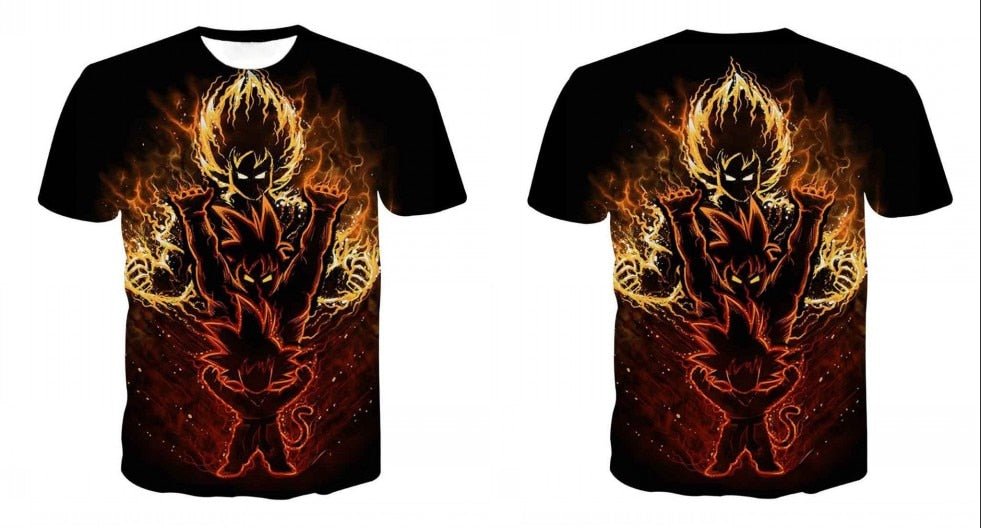 3D T Shirt Men Summer Top super son goku Funny T-Shirts anime vegeta  Tshirt Summer cartoon print Tops