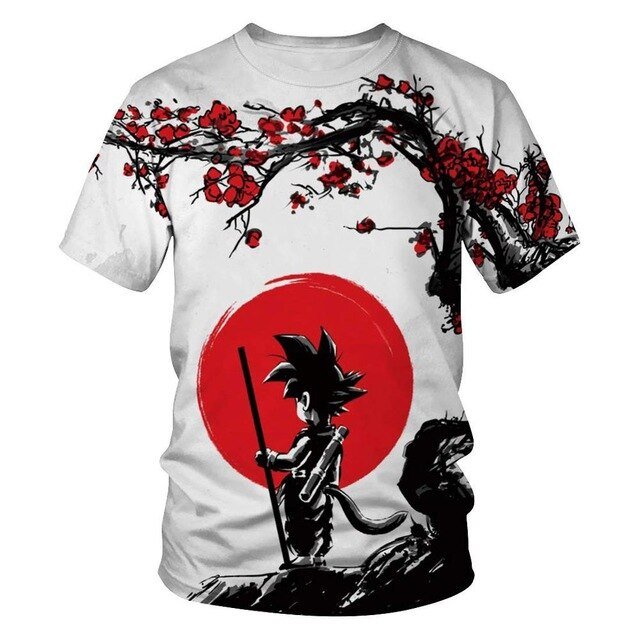 3D T Shirt Men Summer Top super son goku Funny T-Shirts anime vegeta  Tshirt Summer cartoon print Tops
