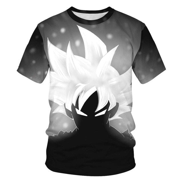 3D T Shirt Men Summer Top super son goku Funny T-Shirts anime vegeta  Tshirt Summer cartoon print Tops