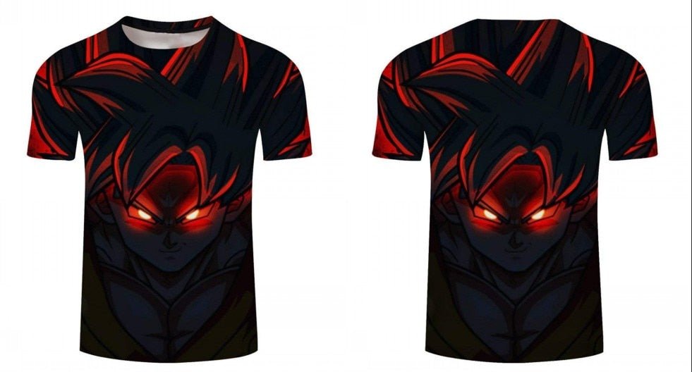 3D T Shirt Men Summer Top super son goku Funny T-Shirts anime vegeta  Tshirt Summer cartoon print Tops
