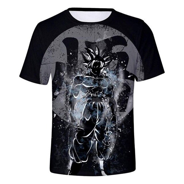 3D T Shirt Men Summer Top super son goku Funny T-Shirts anime vegeta  Tshirt Summer cartoon print Tops