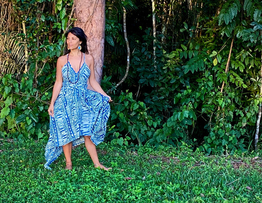 ZARTJI - Shakti Dress - LEGZIRA - Maxi, Asymmetrical, Backless Dress