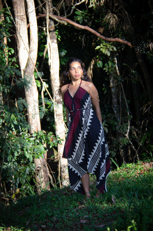 ZARTJI - Shakti Dress - ETNA - Asymmetrical Maxi Dress