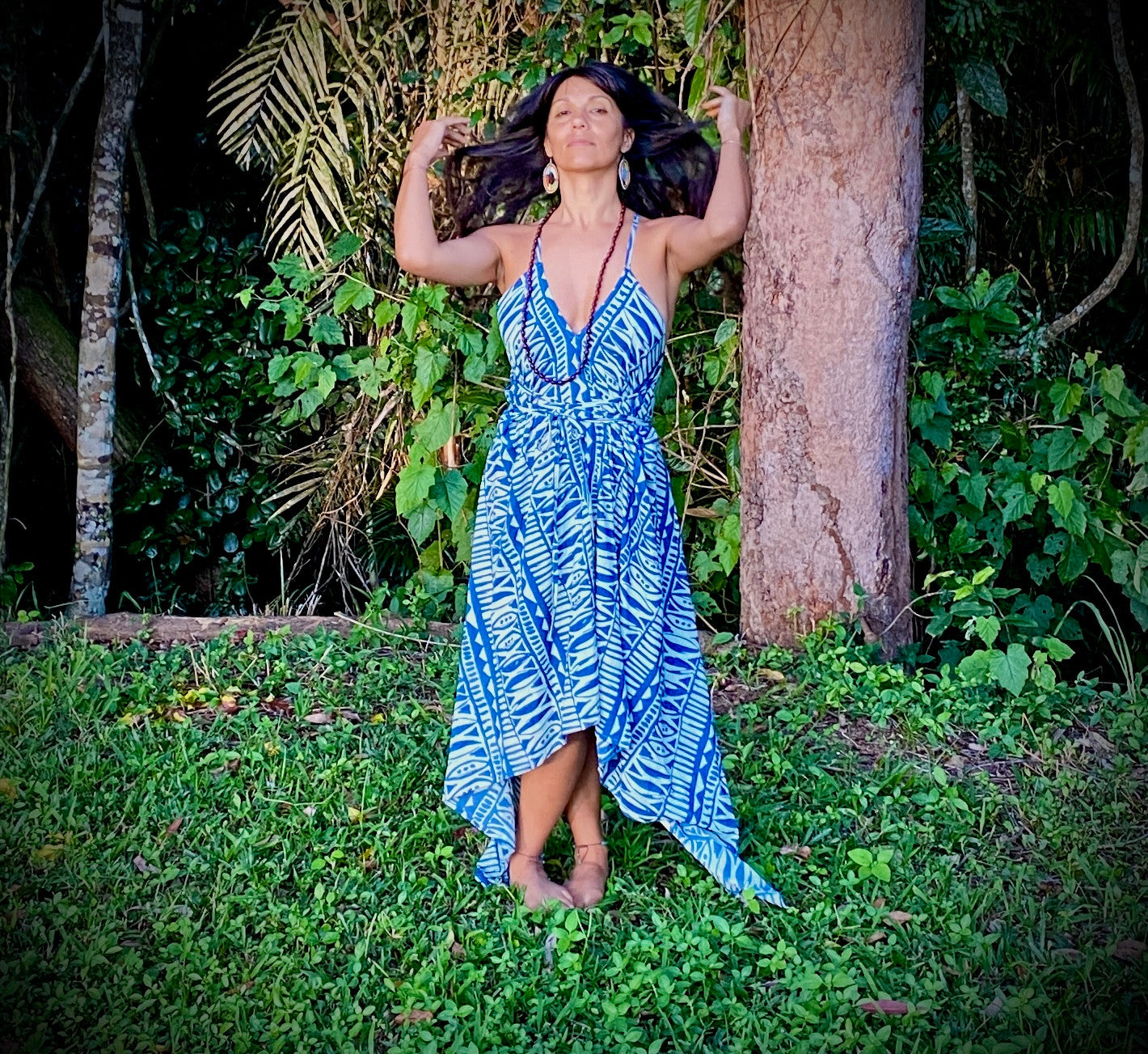 ZARTJI - Shakti Dress - LEGZIRA - Maxi, Asymmetrical, Backless Dress