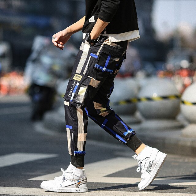 Streetwear Cargo Pants Men Hip Hop Pants Mens 2020 Autumn Harem Pant Harajuku Jogger Sweatpant Casual Trousers Male Pants