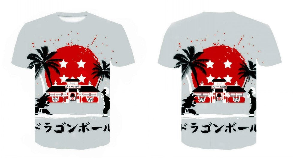 3d T Shirt Summer Fashionable Short Sleeve Hip Hop Tee Tops Men Anime Harajuku T-Shirts