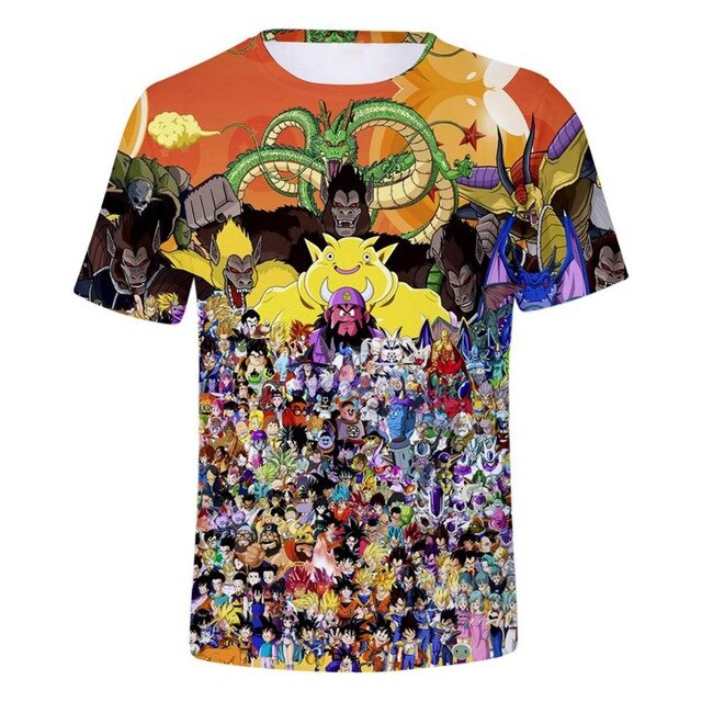 3d T Shirt Summer Fashionable Short Sleeve Hip Hop Tee Tops Men Anime Harajuku T-Shirts