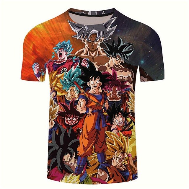 3d T Shirt Summer Fashionable Short Sleeve Hip Hop Tee Tops Men Anime Harajuku T-Shirts