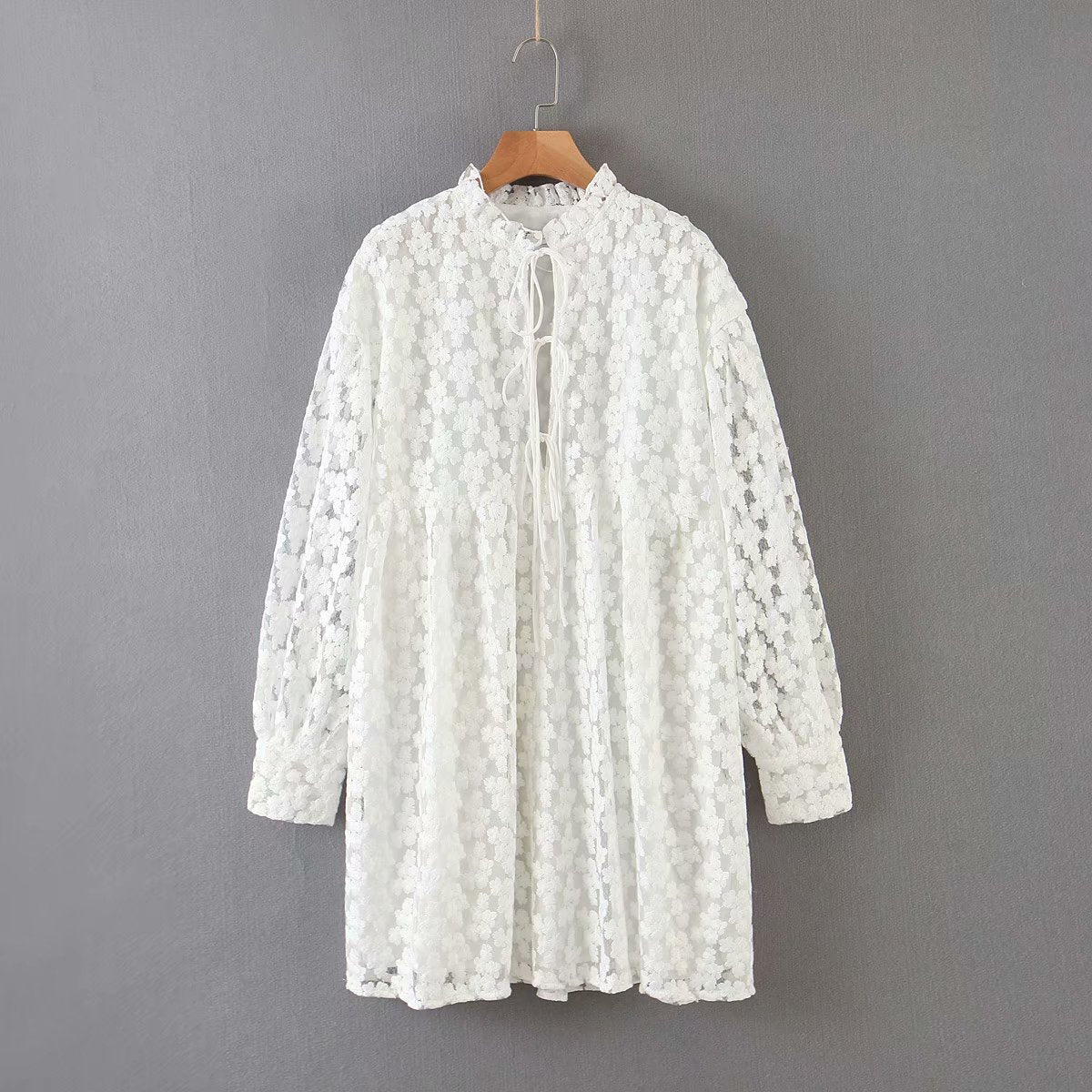 Toppies white embroidery dress summer lace mini dress womens sexy bandage sexy v-neck blouses
