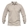 Men Tactical T-shirts Summer Quick Dry Performance Airsoft T-shirts Long Sleeve Lightweight Pique Jersey Golf T-shirts