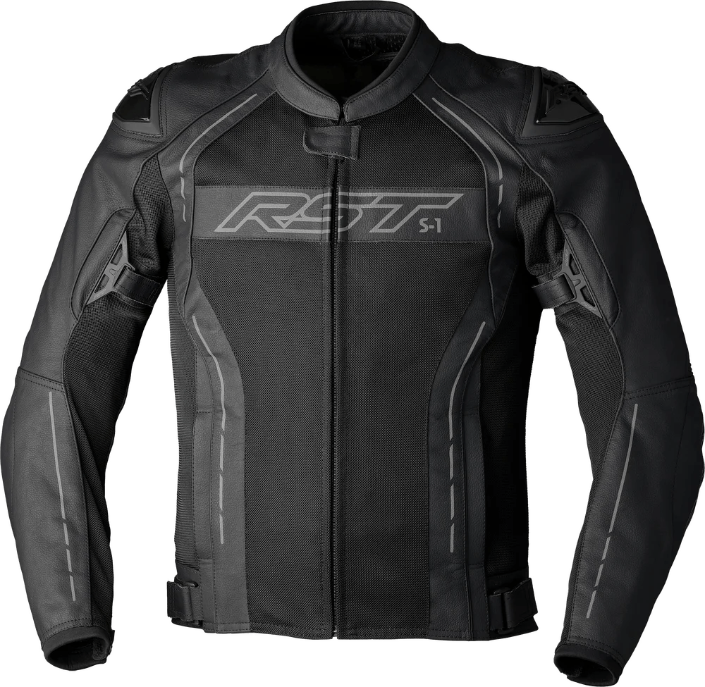 S-1 Mesh Ce Mens Leather Jacket